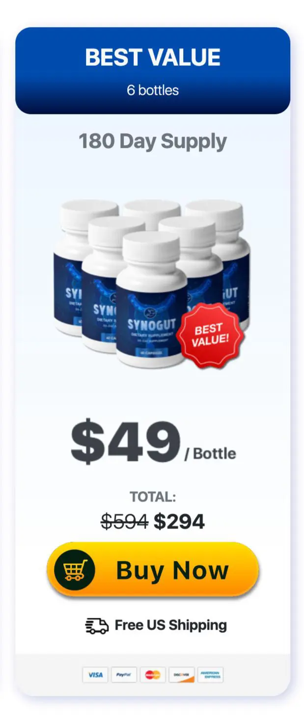 Buy SynoGut 6 bottles