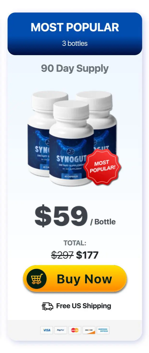 Buy SynoGut 3 bottles